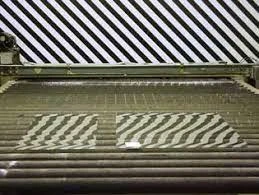 Zebra-board distortion inspection