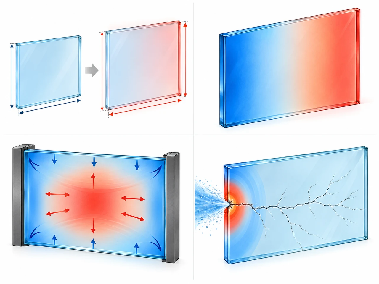 Complete thermal-behavior plate