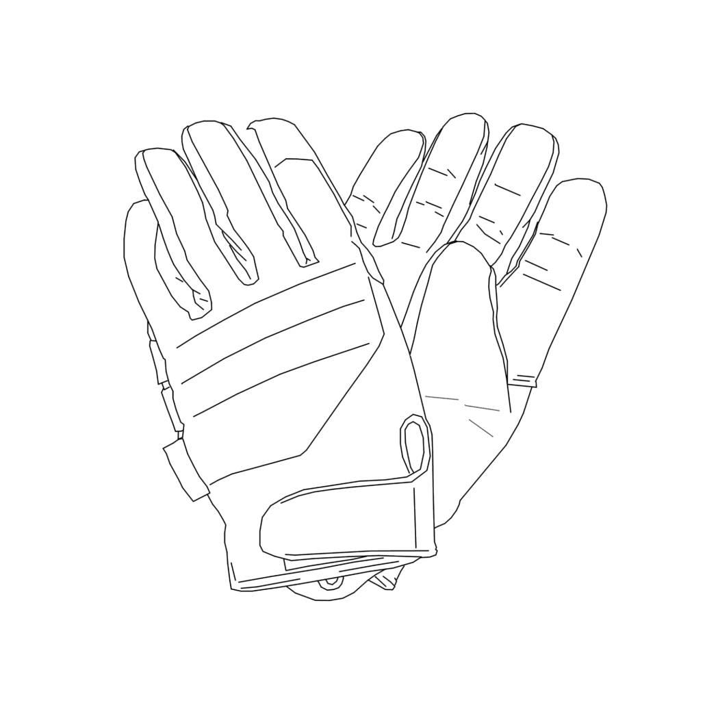 GlassRenu protective-glove drawing