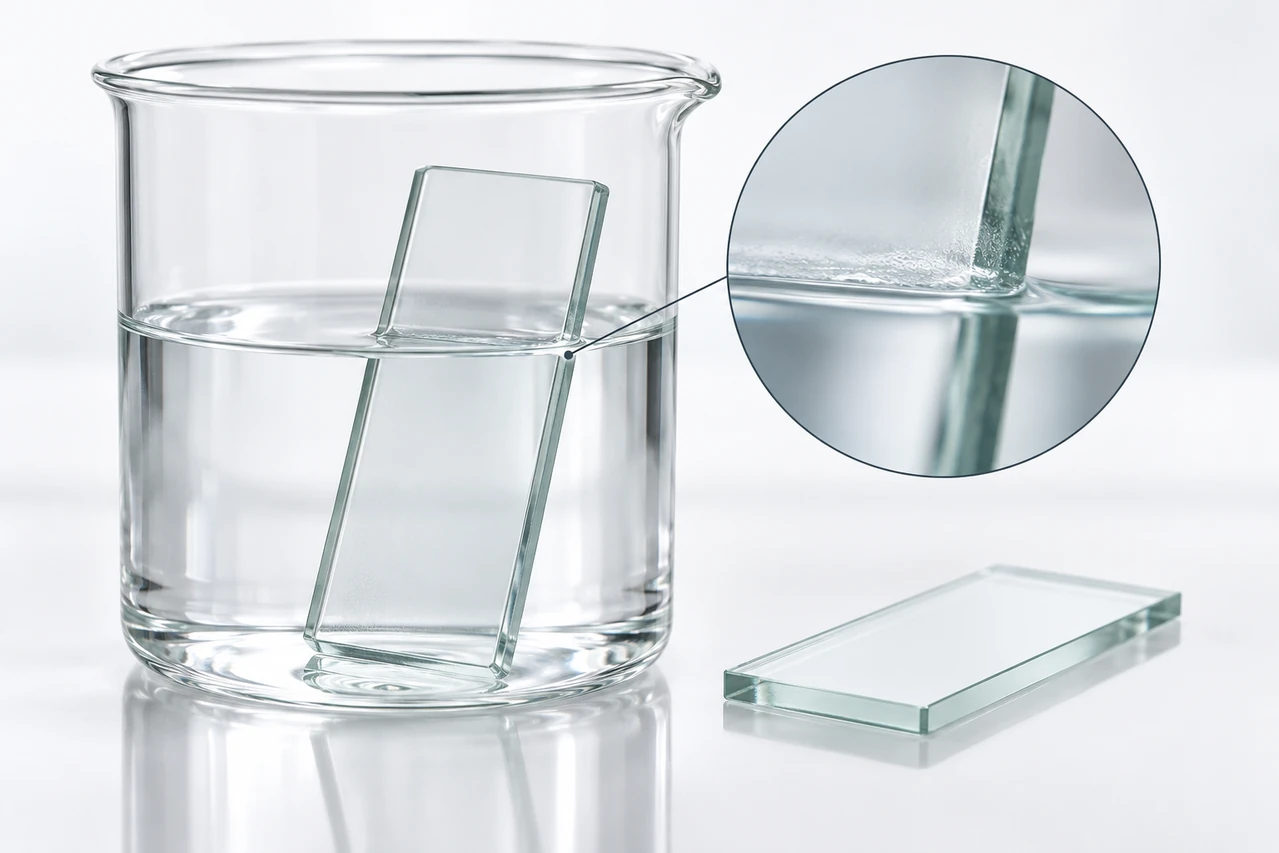 Controlled glass-durability test
