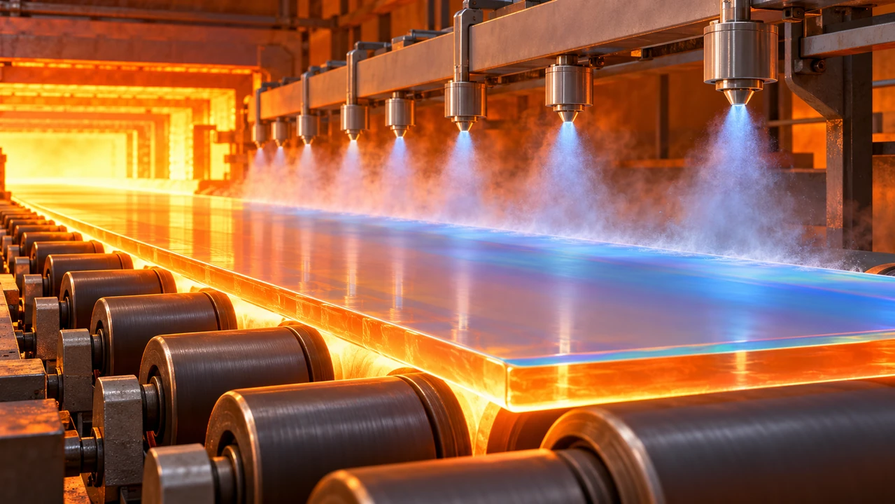 Pyrolytic coating applied on the hot float line