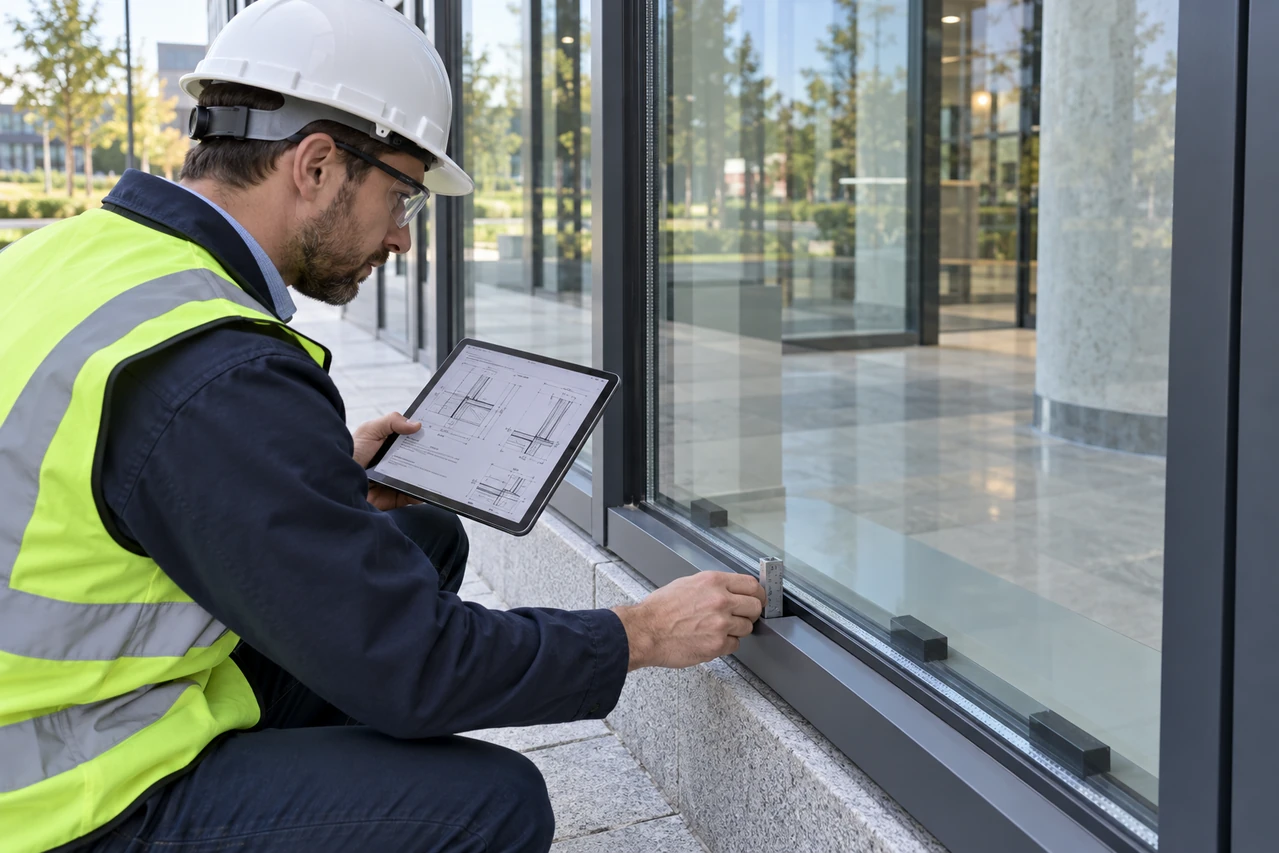 Qualified façade/glazing evaluation